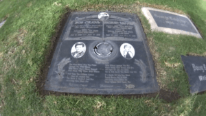 Bob Crane and his second wife's grave stone.